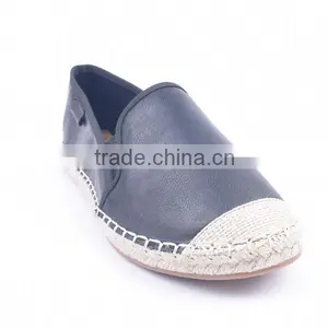 Hot Selling Latest Design Lady Straw Sole Flat Feet Walking Shoe With Elastic Band thumbnail-2