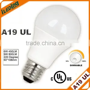 UL Listed 9W 800lm A19 LED Light Bulb thumbnail-1