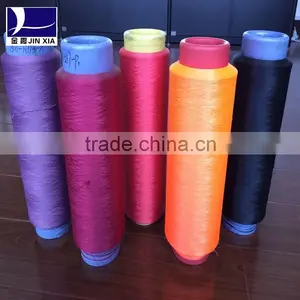Fire- Resistant DTY Pet Dope Dyed Polyester Yarn Customized Color thumbnail-2