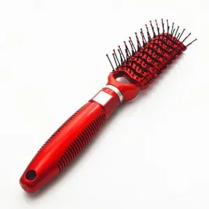 Red Spray Paint Cheap Unbreakable Hair Brush,goody Hair Brushes,novelty Hair Brush thumbnail-1