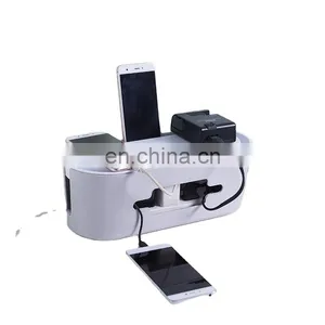 Cable Organizer Storage Box ABS Plastic Socket Organizer With Lid Plastic Cable Organizer Box thumbnail-1
