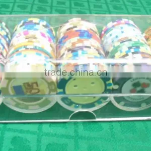 Good Selling Acrylic Transparent Poker Chip Tray thumbnail-2