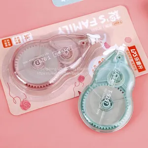 Office Stationary Supplies Cute Colored Plastic Material Correction Tape Manufacturer thumbnail-1