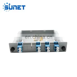 Single Fiber 1270-1410nm 8CH Mux/Demux CWDM 100GHz 8 Channels Lgx Box CWDM thumbnail-4