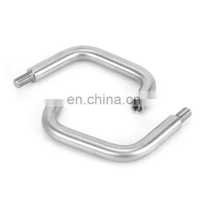 Custom Aluminum Connector Barb Hose Medical Control Hardware Stainless Steel Machining U Bending 180 Degree Bending U Shape Hose thumbnail-5