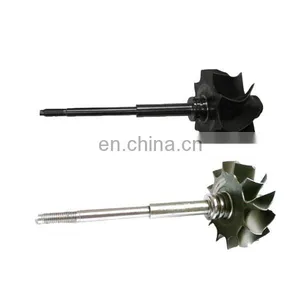 Custom OEM Cnc Machining Turbocharger Parts Replacement Stainless Steel Turbo Rotor Shaft for Mini Jet Engine thumbnail-1