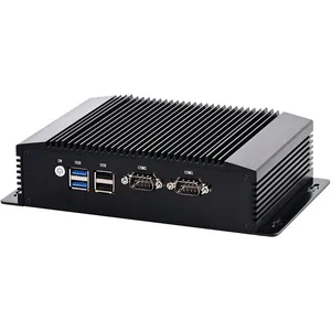 Partaker Fanless Mini PC Alder Lake-N Intel Core N100 Windows 11 Pro or Linux 2 x LAN DP 2 x HDMI 2 x COM Industrial Computer thumbnail-3