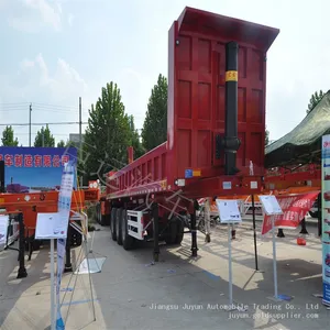 Price of Dump Trucks Tipping Chassis Heavy Duty Dump Semi-trailer thumbnail-3
