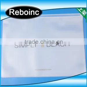 Slider Ziplock Frosted Pvc Bag for Toliety Packing Frost Pvc Bag for Tooth Brush thumbnail-3