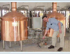 Copper Fermentation Tanks for Microbreweries - 5bbl 10bbl 15bbl 20bbl Capacity Options thumbnail-1