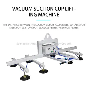 SOVE Electric Glass Suction Cup Powerful Curtain Wall Intelligent Vacuum Lifting Machine Glass Lifting Suction Cup Hoist thumbnail-2