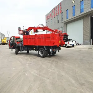 Four-in-one Wheeled Log Grabber With the Vehicle, Agricultural Off-road Log Clamp With the Vehicle, Garden Integrated Log Grabbing and Transporting Vehicle thumbnail-1
