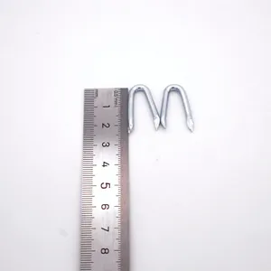 China Manufactured U Shaped Nails 50mmx5mm Dia With Standard Compliant Coating thumbnail-4