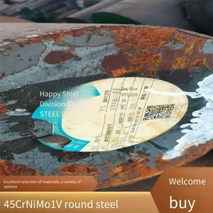 German Standard Low-alloy Chromium-molybdenum 50crmo4 Quenched and Tempered Round Steel, American Standard Sae 4150 Steel Bar, Customizable From 16 to 600, Cutting Available thumbnail-1