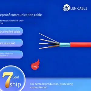 Cmp Communication Fire-resistant Cable With Canadian Csa Certification, Fep Insulation, Pvc Sheath, 300v thumbnail-1