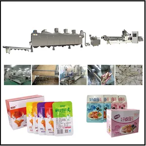Wet Soy Protein Meat Make Extrusion Machine/Dry Texturized TVP TSP Mock Meat Extruder Line/Double Screw Extruder Made in China thumbnail-3