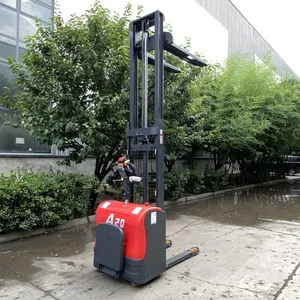 2026 Bestselling Full Electric Stacker 1500kg 2Ton 3M 4M 4.5M Battery Operated Pallet Stacker Indoor Stacking Handling thumbnail-3