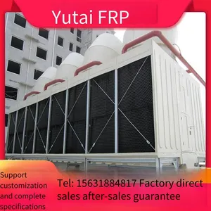 Fiberglass Reinforced Plastic Circular Cooling Tower for Temperature Reduction of Injection Molding, Blow Molding, Extrusion Machine Water Tanks and Boiler Water, Cooling Water Tower, Yutai thumbnail-1