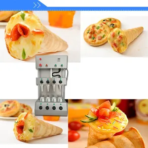 MO-QDMECH Automatic Pizza Cone Making Machine MH084 Stainless Steel 4 Cones Per Time Commercial Pizza Machine thumbnail-3