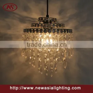 Trapezoid Decorative Crystal Pendant Light thumbnail-1