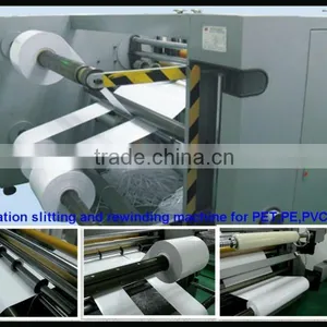 Roll Paper and Plastic Slitting and Rewinding Machine thumbnail-1