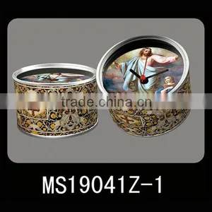 Can Shape Alarm Clock, Religious Can Clock,desk Can Clock,people Patterned thumbnail-1