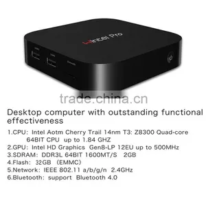 2gb 32gb Android tv Box Cx-w8 Pro Mini pc With W10 Pro Intel 2.4G Wifi bt 4.0 Mini pc Cx-w8 Pro thumbnail-5