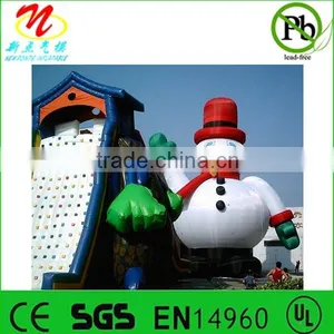 Big Pvc Inflatable Snowman for Christmas Decorations thumbnail-1
