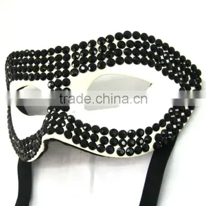 Custume Carnival Accessories HT-HF018 Plastic Half Face Party Eye Mask and Paper Party Eye Mask thumbnail-3