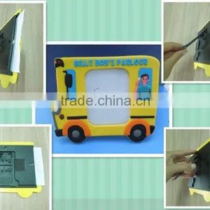 Soft Rubber PVC Photo Frames for Parlour Promotion Souvenirs With Plastic Frame thumbnail-1