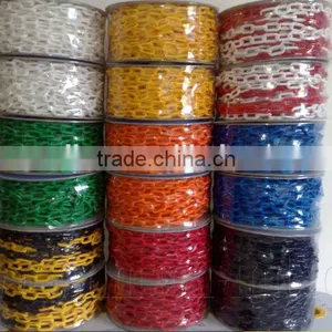 Hot Sale New Design 8mm Yellow and Black Plastic Chain thumbnail-1