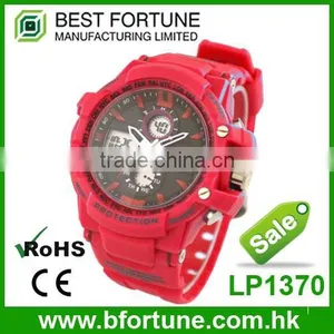LP1370 2016 New Fashion Red Plastic 3 Atm China Digital Watches thumbnail-1
