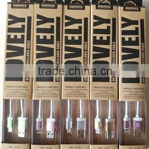 Colorful Mobile Phone Connect Cable Sync Data for Iphone6 Remae Lovely Cable thumbnail-1