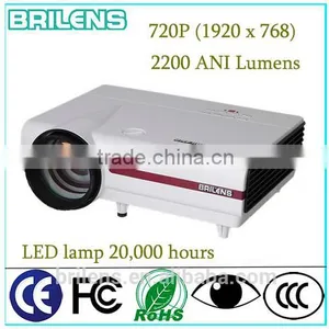 Brilens Full hd 1080P 3D Video Multimedia DLP LCD Mini Pocket Laser Led Projector thumbnail-4