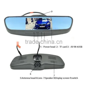Car Rearview Mirror Camera Dvr,rearview Mirror Spy Camera,car Rearview Camera thumbnail-2