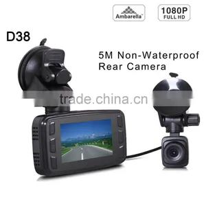 Dual Lens Car Dvrhd Car Black Box Car DVR H198hd 2 Camera Car DVR thumbnail-2