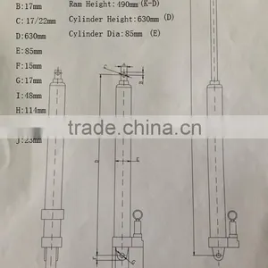 5Ton 8Ton 12Ton High Quality Hydraulic Long Ram Jack for Sale thumbnail-5