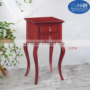 European Style Decorative Wood Walnut Veneer Plywood Table C05 thumbnail-1