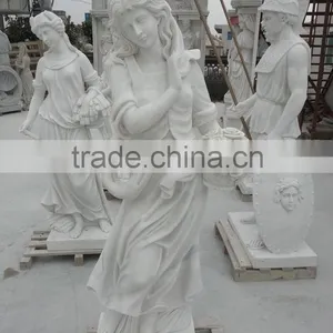 Life-Size White Marble Famous Marble Woman Sculptures thumbnail-1