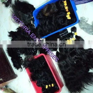 Single Drawn Remy Bulk Hair thumbnail-1