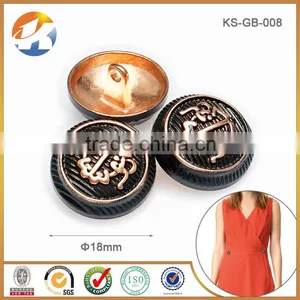 Garment Accessories Alloy Metal Buttons For Jackets Quality Choice thumbnail-1