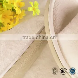 New Design Open Toe Poly Velour Slipper With Offset Printing Logo thumbnail-5