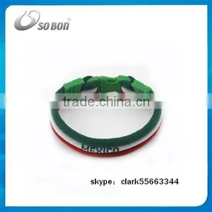 Best Selling Wholesale Bracelet Country Flag Wristband for Promotion thumbnail-6
