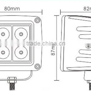 20W Energy-saving 12V Led Car Work Light Off-road Vehicles thumbnail-3