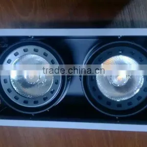 2 Head G53/ar111/qr111 Recessed Grille Lighting Fixture thumbnail-5