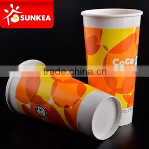 Paper Cold Cup With Straw thumbnail-3