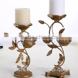 European and American Retro Style Pair Rare Chinese Wholesale New Resin Candlestic thumbnail-1