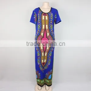 2016 Wholesale Dashiki African Plus Size Maxi Dresses for Women Quality Choice thumbnail-4