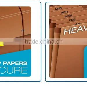 Manufacturing Decorative 19 Pockets Kraft Paper Expanding File Folders thumbnail-3