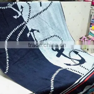 2015 New Design Magic Beach Towel Pure Cotton Velvet Towel for Wholesales thumbnail-5